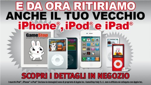 GameStop ritira iPhone, iPad e iPod usati