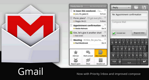 Aggiornati Gmail, Books e Street View per Android