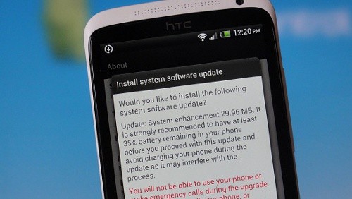 HTC One X, primo aggiornamento in download