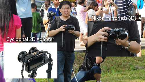 Una mirrorless 3D Nikon avvistata: foto