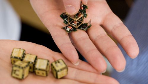 Sabbia intelligente per costruire modelli 3D