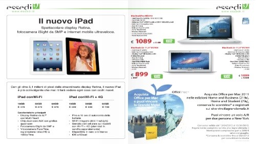 Essedi: Apple iMac, MacBook Pro e MacBook Air in offerta speciale