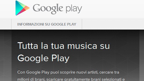 Google Play Music, Books e Movies anche in Italia