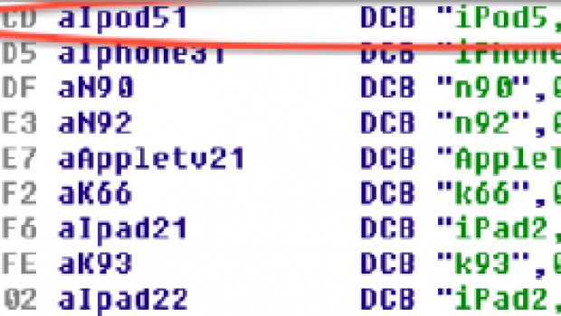 Il nuovo iPod touch di quinta generazione svelato da iOS 5.1