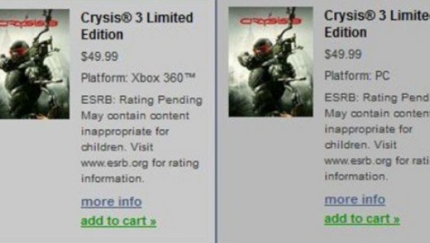 Crysis 3: l'annuncio ufficiale il 16 aprile