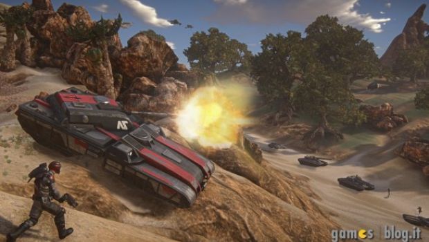 PlanetSide 2: immagini e dettagli sul carro armato Lightning