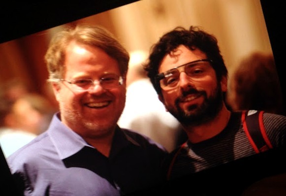 Robert Scoble e Sergey Brin Robert Scoble e Sergey Brin