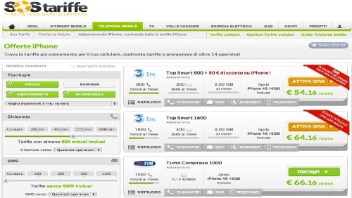 SOS Tariffe: comprare uno smartphone con abbonamento conviene
