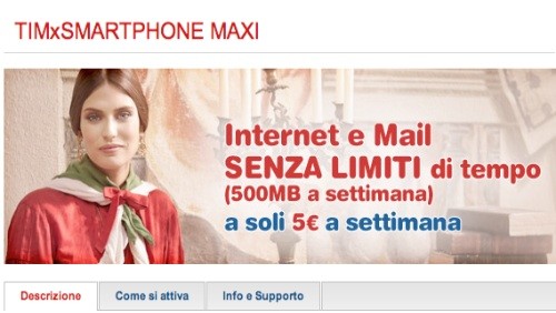 TIM lancia il nuovo piano dati TIMxSmartphone MAXI