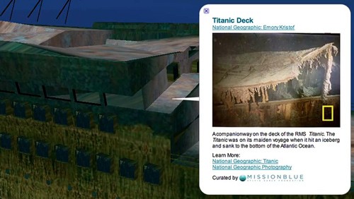 Titanic: un tour virtuale 3D con Google Earth