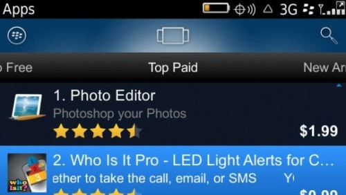 BlackBerry 10, RIM aggiorna l'App World