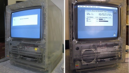 Macintosh SE trasparente, un vintage raro: foto