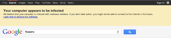 DNSChanger warning DNSChanger warning