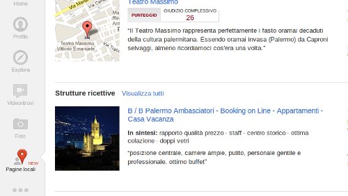 Google+ Local suggerisce dove passare la serata
