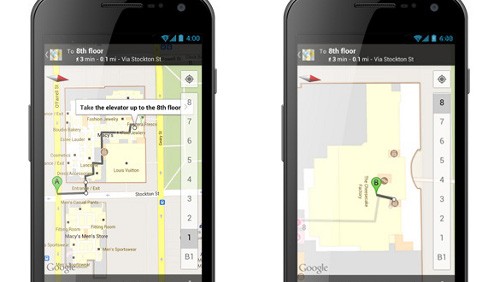 Google Maps 6.7: offerte e interno degli edifici