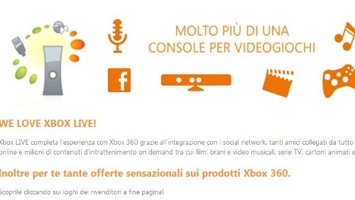 Xbox 360, film e serie TV in offerta con Love Live