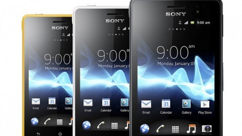 Sony Xperia go e Sony acro S, smartphone waterproof