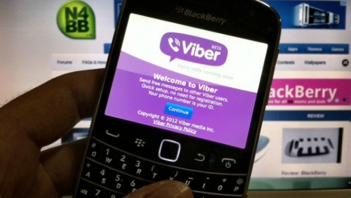 Viber per BlackBerry, disponibile per i messaggi gratis