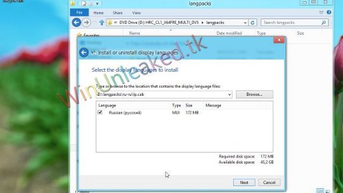 Windows 8 Release Preview, immagini per i language pack