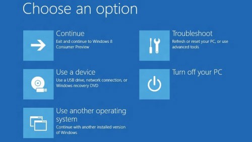 Windows 8, speed test per il boot