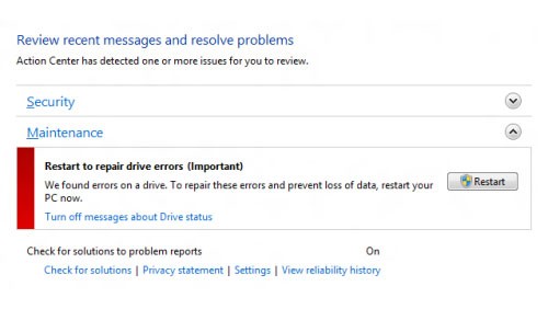 Windows 8, nuovo chkdsk per gli errori del file system