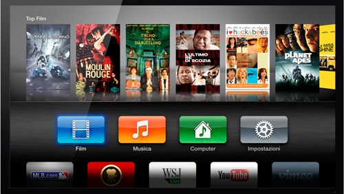 iOS 6 per Apple TV: icone personalizzabili