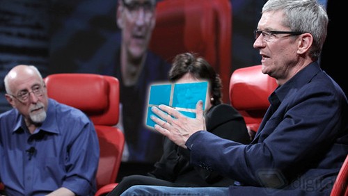 Tim Cook parla di Windows 8 e ibridi tablet-notebook