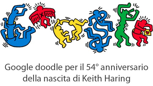Keith Haring celebrato con un Google doodle