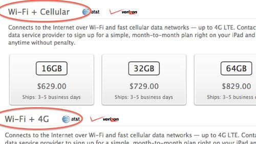 Nuovo iPad, cambia nome il modello 4G