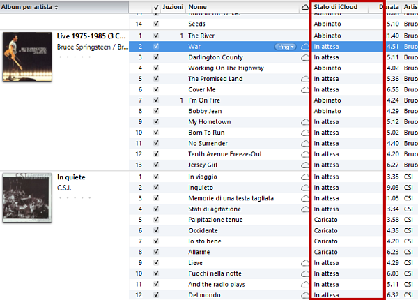 iTunes Match: passo 7 (bis) iTunes Match: passo 7 (bis)