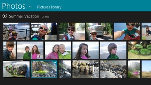 Windows 8: Foto, il digital hub per le immagini