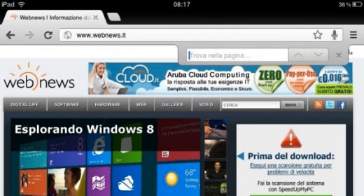 Chrome su iOS: perché è più lento di Safari?