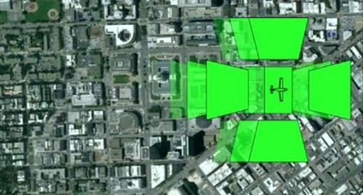 Google, aerei in volo per le mappe 3D