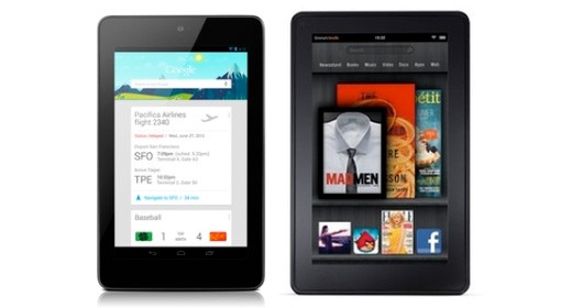 Google Nexus 7 vs Kindle Fire