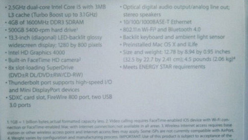 Nuovo MacBook Pro: USB 3.0 ma niente Retina Display