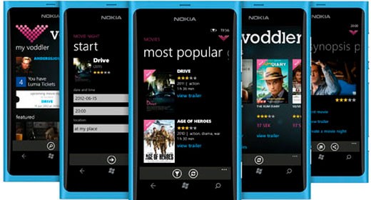 Voddler, film on-demand sui Nokia Lumia