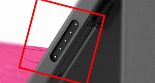 Microsoft Surface, connettore in stile MagSafe