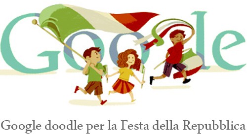 Festa della Repubblica, il doodle tricolore