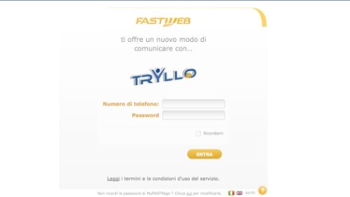 Fastweb lancia Tryllo per telefonare dal Web e da Facebook