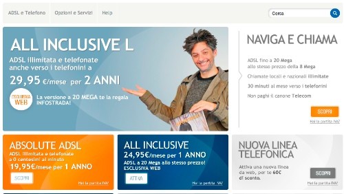 Infostrada regala i 20 Mbit a chi sceglierà All Inclusive