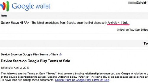 Android 4.1 Jelly Bean confermato su Google Play