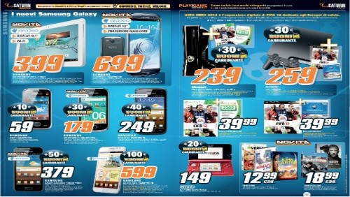 Saturn lancia il nuovo volantino delle offerte