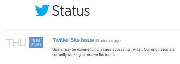 Twitter Status Update