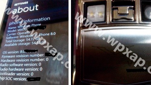 Windows Phone 8, un prototipo Vertu da 64 GB