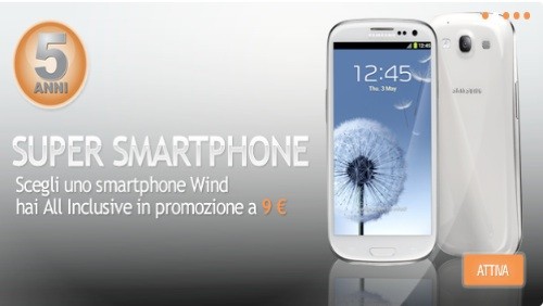 Wind: All Inclusive e Super Smartphone in promozione per 5 anni