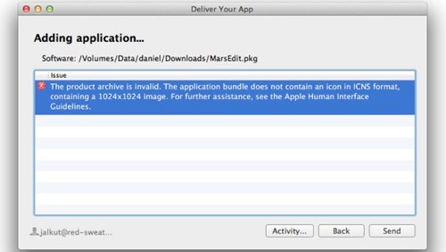 Mac App Store, icone 1024x1024 pixel obbligatorie