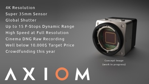 Apertus Axiom, una videocamera 4K open source