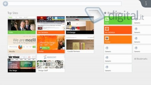 Firefox su Windows 8, novità per Metro