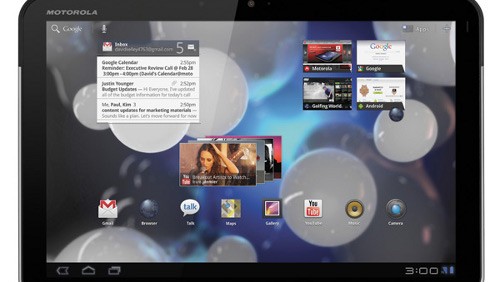Motorola Xoom, Android 4.1 Jelly Bean in arrivo