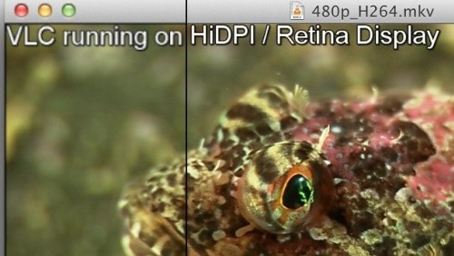 VLC Media Player pronto per il Retina Display